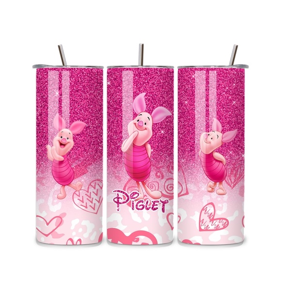 Winnie the Pooh Piglet 20oz Stainless Steel Tumbler - Picture 1 of 1